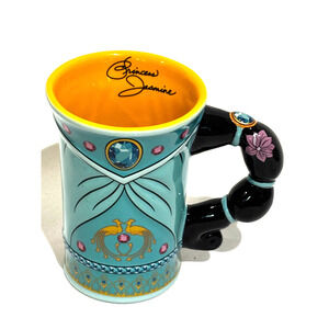 Disney Parks Princess Aladdin Jasmine Signature Dress Mug coffee tea cup rare